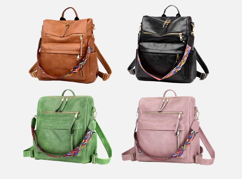 Leather purse backpack convertible hotsell